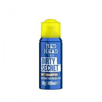 TIGI BED HEAD DIRTY SECRET DRY SHAMPOO DRY 100 ml - Shampoo secco rinfrescante istantaneo. Formato viaggio